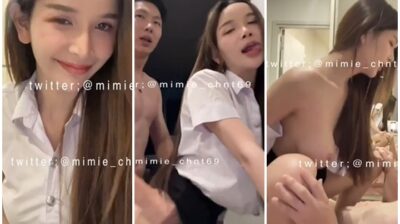 คลิปโป๊ไทย มีมี่ mimie_chnt69 พาเย็ดคาชุดนักศึกษา พาหนุ่มเย็ดที่ห้อง อมควยถกกระโปร่งแอ่นตูดให้เย็ด ขึ้นขย่มเย็ดสด เกิมห้ามใจแตกในเต็มหี